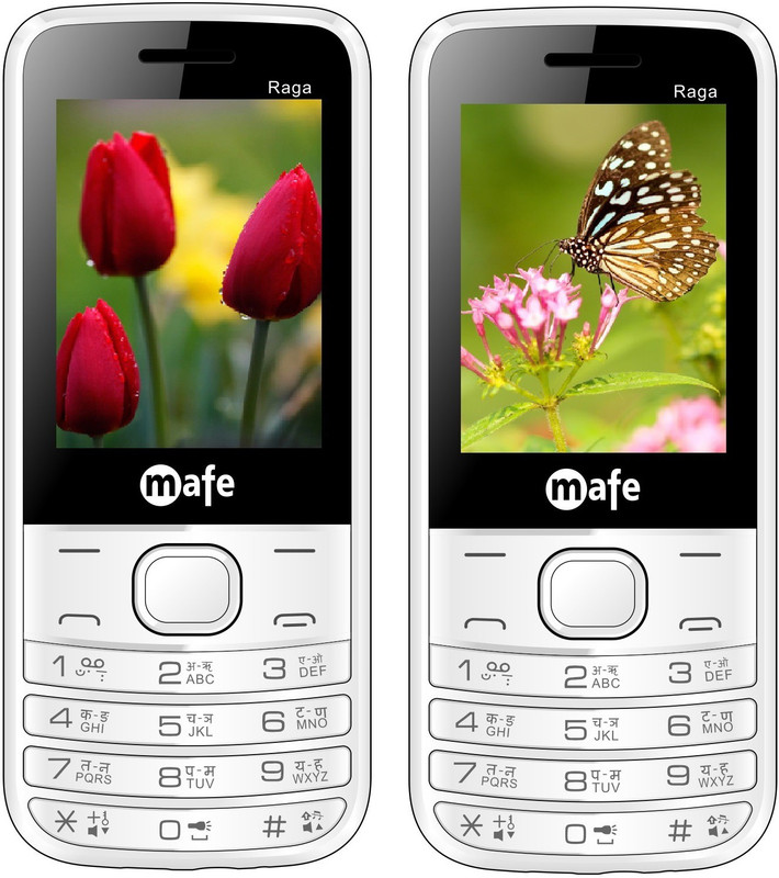 Mafe Raga Combo of Two Mobiles(White&Grey, White&Orange)