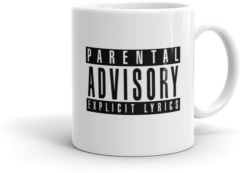 bestylishart PARENTAL ADVISORY EXPLICIT LYRICS art designer coffee mug Ceramic Mug(325 ml)