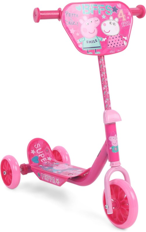 Peppa Pig BFF'S 3 wheel Scooter Pink(Pink)