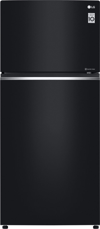 LG 546 L Frost Free Double Door 3 Star Refrigerator(Black Glass, GN-C702SGGU) LG 546 L Frost Free Double Door 3 Star Refrigerator(Black Glass, GN-C702SGGU)