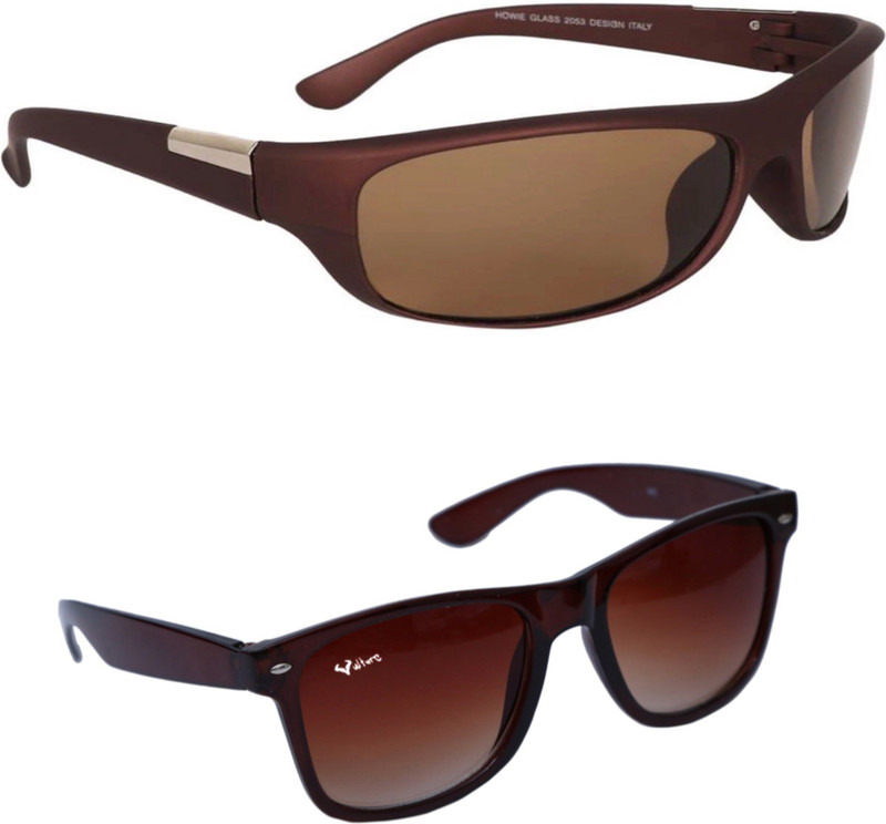 vulture Wayfarer, Sports Sunglasses(Brown, Brown)
