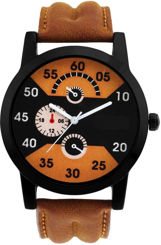 3king The Brand Leather Strap Analog Watch Professional Look Perfect Gift Analog Watch  - For Men