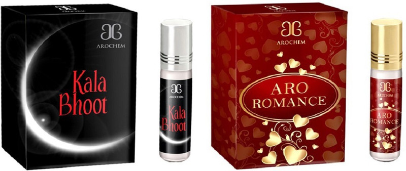 Arochem Aro Romance Kala Bhoot Combo Floral Attar(Rose)