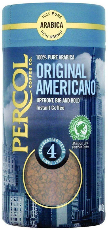 Percol Coffee Co All-Day Americano Instant Coffee - 100g Instant Coffee(100 g)
