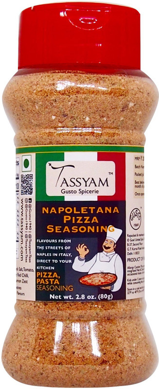 Tassyam Napoletana Pizza Seasoning 80g | Dispenser Bottle(80 g) Tassyam Napoletana Pizza Seasoning 80g | Dispenser Bottle(80 g)