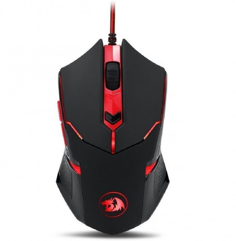Redragon M601 CENTROPHORUS Wired Optical Gaming Mouse(USB 3.0, Black and Red)