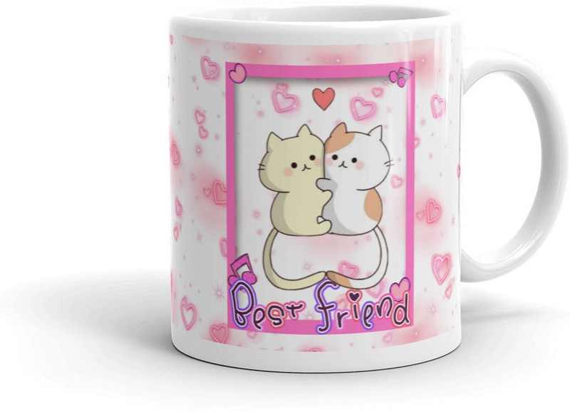 bestylishart BEST FRIEND LOGO designer art coffee mug Ceramic Mug(325 ml)