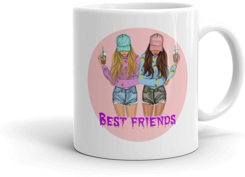 bestylishart BEST FRIEND LOGO art designer coffee mug Ceramic Mug(325 ml)