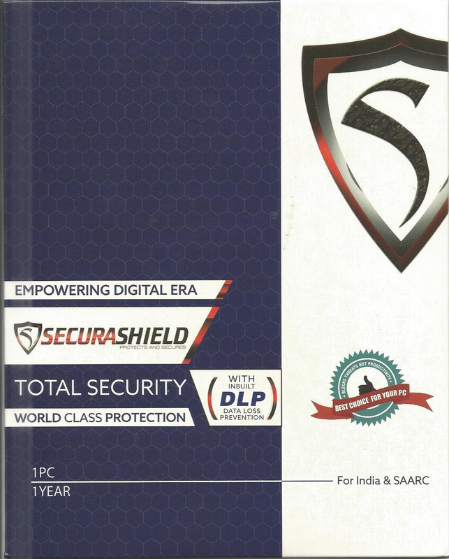 securashield Total Security 1 User 1 Year(CD/DVD)