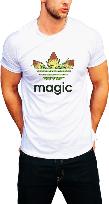 appareltech Printed Men & Women Round Neck White T-Shirt