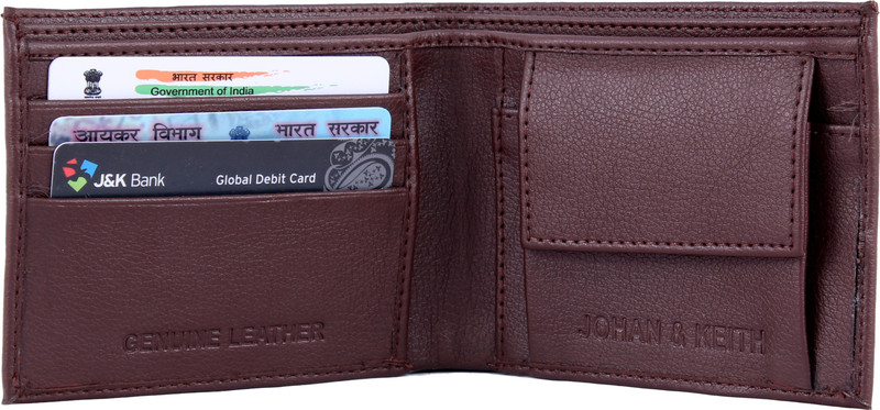 skkfashion Men Formal Maroon Artificial Leather Wallet(3 Card Slots)