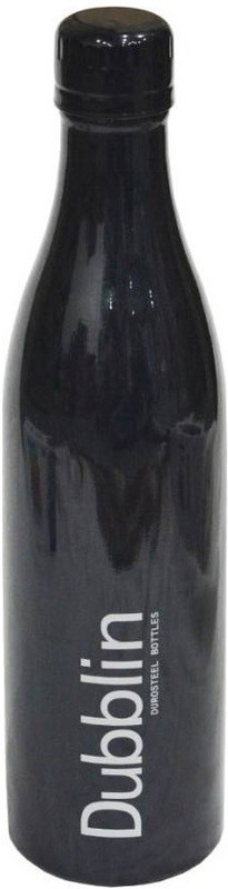 dubblin Vintage Hot and Cold Steel 750ml 750 ml Bottle(Pack of 1, Black)