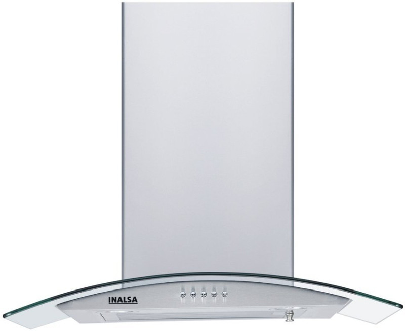 Inalsa Kwid  60BF Wall Mounted Chimney(Silver, Grey 1000 CMH)
