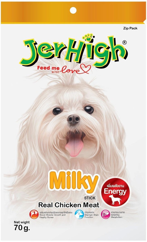 jerhigh MILKY (PACK OF 3) Milk Dog Treat(210 g, Pack of 3)