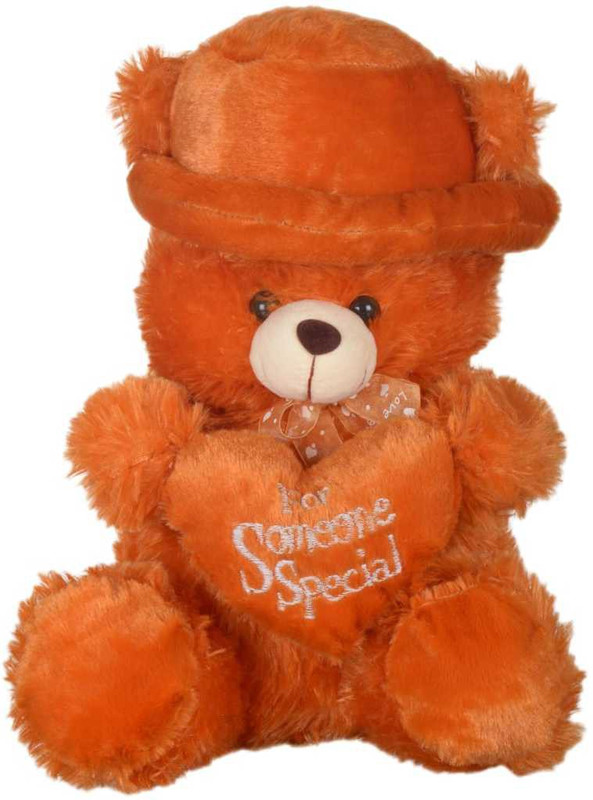 nb phoenix brown cap teddy bear  - 35 cm(Brown)