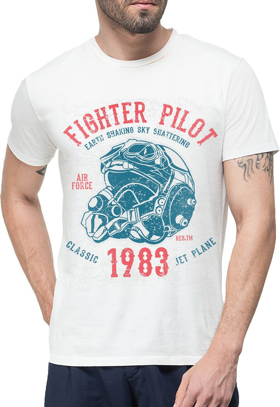 speedymonk Graphic Print Men Round Neck White T-Shirt