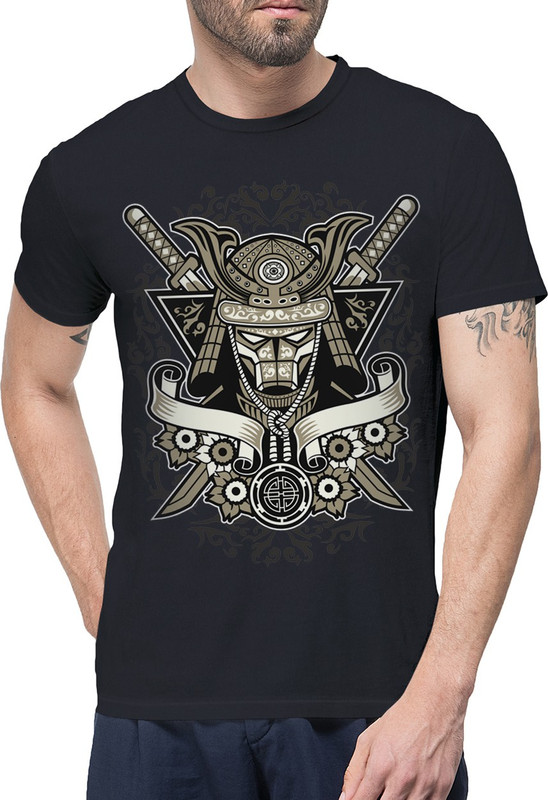 speedymonk Graphic Print Men Round Neck Black T-Shirt