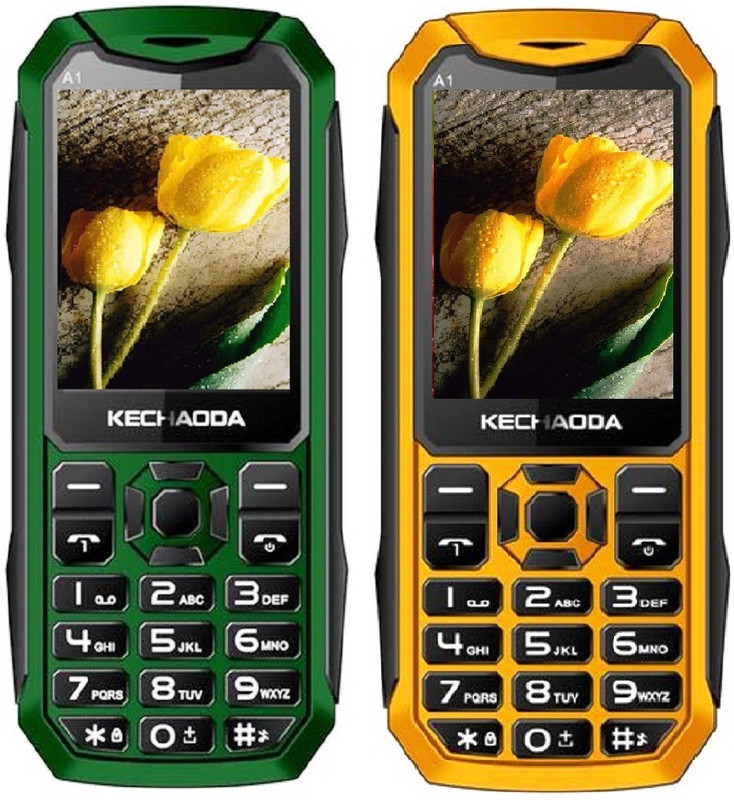 Kechaoda A1 Combo of Two Mobiles(Green, Yellow)