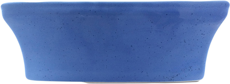lasaki Rectangle Sky Blue Ceramic Handmade Planter Or Pot/Plant Pot/Bonsai Planter Pot/Succulent Planter Pot/Container/Flower Pot/Pot/Gamla/Gamle rec001 Plant Container(Ceramic, External Height - 9 cm)