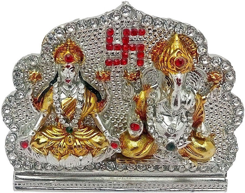 Art N Hub Goddess lakshmi / Laxmi & Lord Ganesha Idol God...