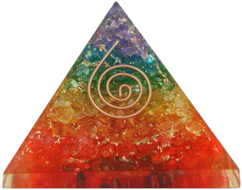 create rainbow Decorative Showpiece  -  10 cm(Crystal, Multicolor)
