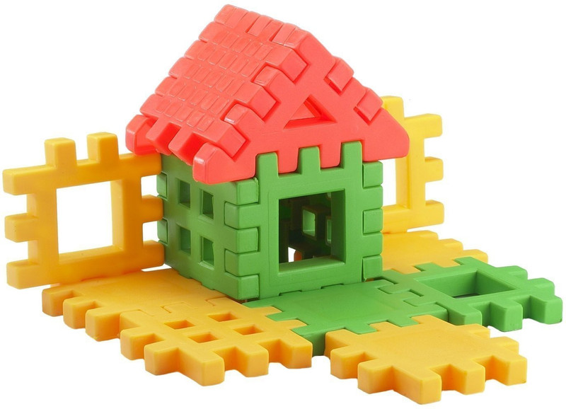 fair Amigoz Junior Home Building Blocks Toy Set For Kids(Multicolor)