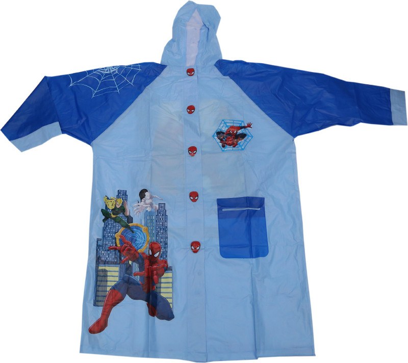6ixtech Graphic Print Boys & Girls Raincoat