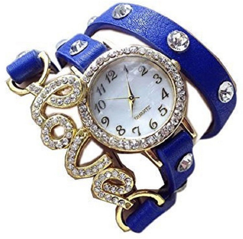 give and take Blue Love Watches for -girls Analog Watch  - For Girls