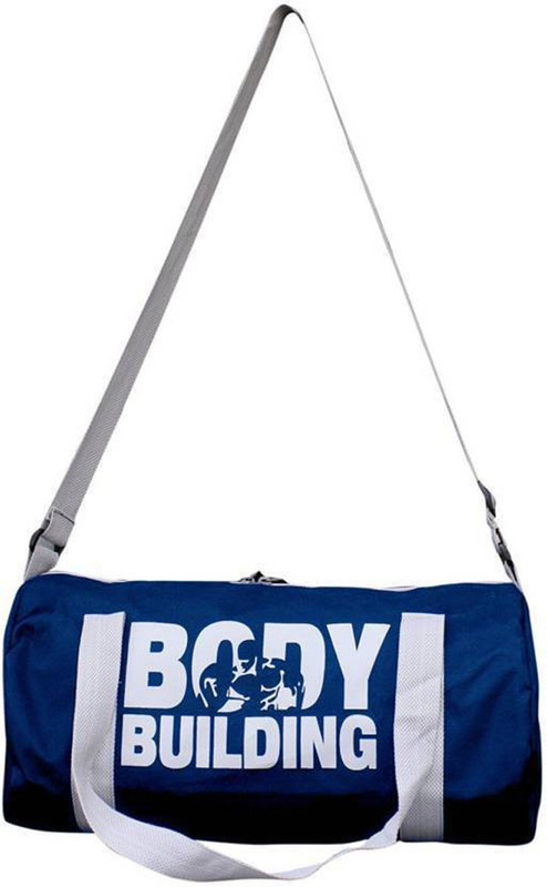 master choice Sports Gym Bag(Blue, Grey)
