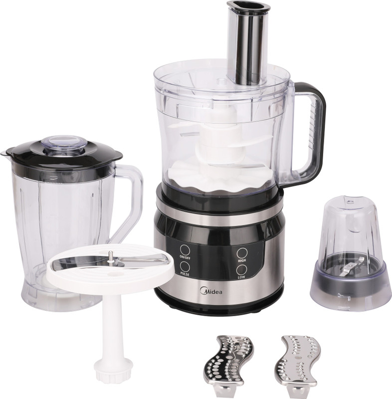 Midea MJFPES857AF 850 W Food Processor(Black, Silver)