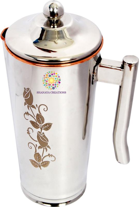 SHANAYA CREATIONS 1500 L Copper, Steel Water Jug