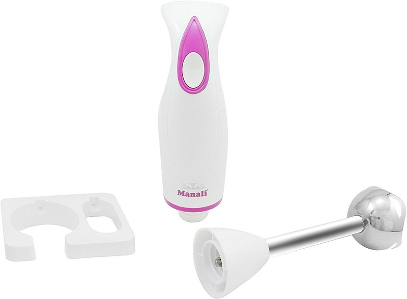 Manali 250-Watts Hand Blender MHB-09 250 W Hand Blender(White and Pink) Manali 250-Watts Hand Blender MHB-09 250 W Hand Blender(White and Pink)