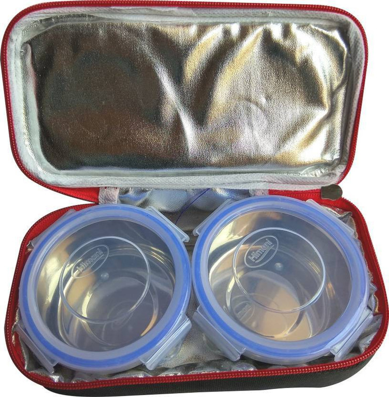 himani Life Style-2 (Lock & Fit) 2 Containers Lunch Box(650 ml)