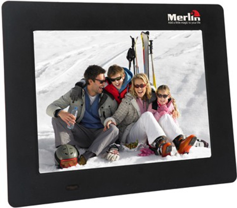 Merlin 7 Inch Digital Photoframe 7 inch Digital(4 GB, Black)