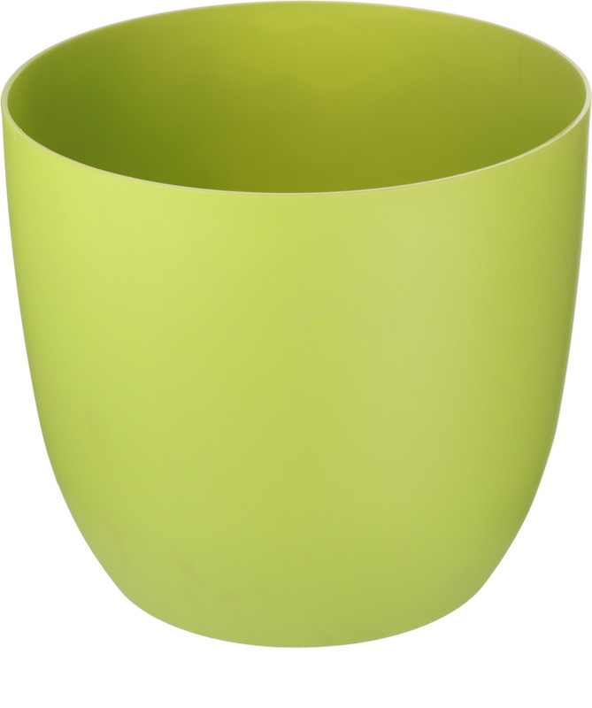 my green thumb Self Watering planter pot (Round) | Easy gardening for Indoor, Outdoor, patio, balcony home, garden, mall and office decor| With self watering kit including disk divider, water level indicator, pop soil and drainage plug | 9” (23cmX20cm) Green color (Pack of 1) Plant Container Set(Pla