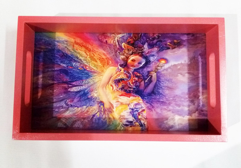 shobhamit innovatives Shobhamit Innovatives_Serving Tray (Rainbow Fairy) Tray