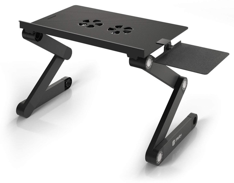 tryokart Plastic Portable Laptop Table(Finish Color - black)