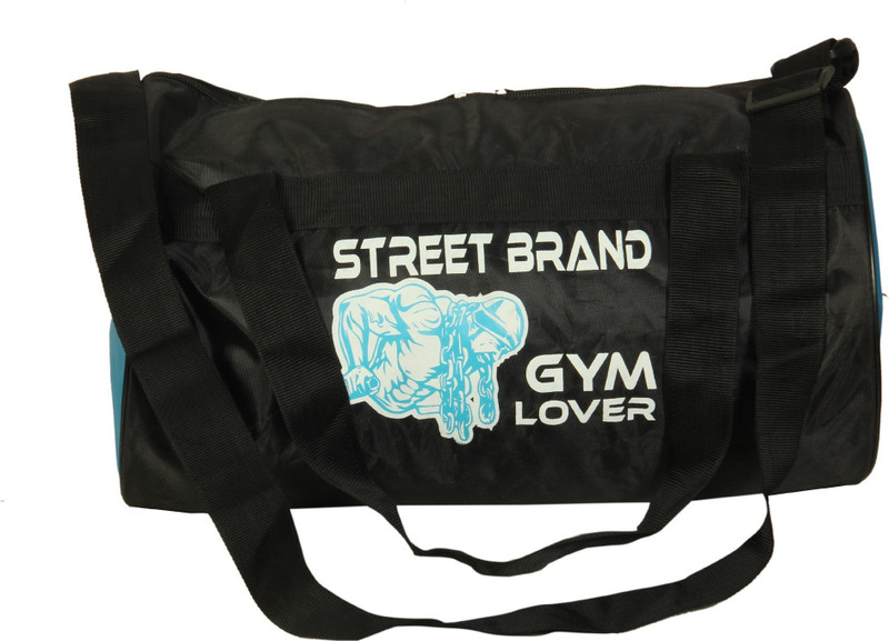 streetbrand stylish gym lover gym bag(Blue, Kit Bag)