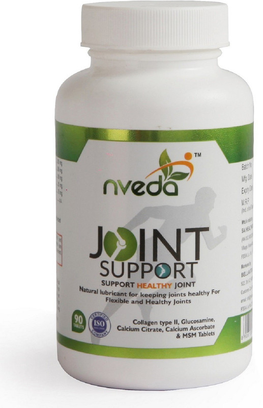nveda Joint Support 90 tablets for keeping Joints healthy containing Collagen Type 2, Glucosamine, Calcium and MSM(90 No)