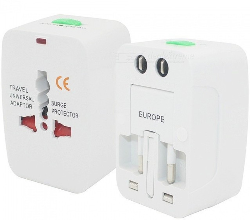 electrobee All in one Universal International travel Adapter Worldwide Adaptor(White)