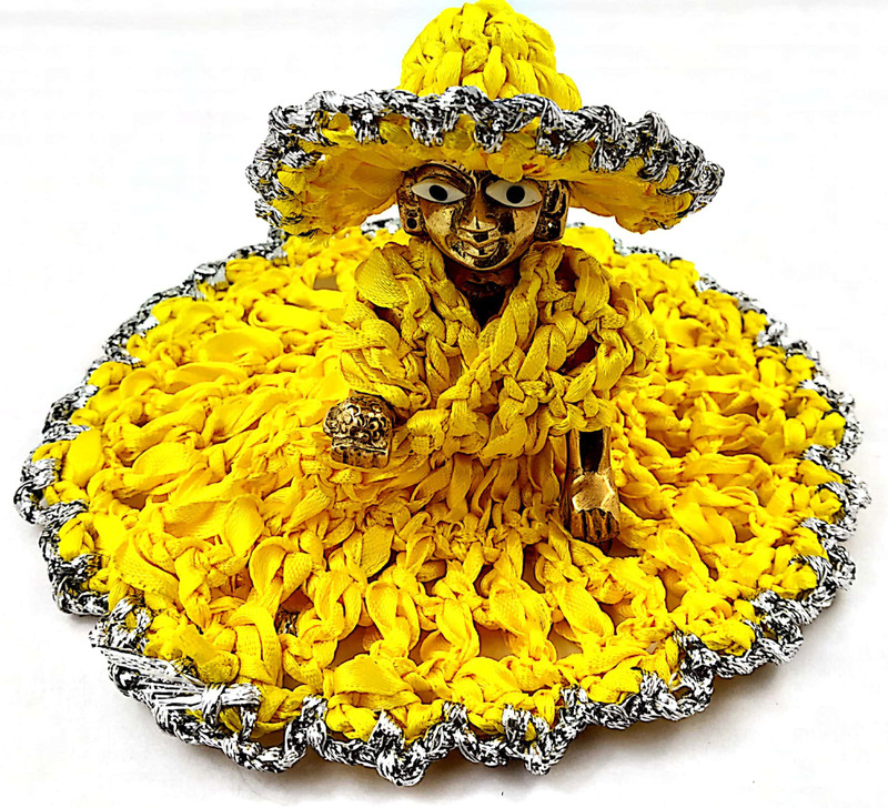 trendy angel LADOO GOPAL, KRISHNA JI, BAL GOPAL, KANHA JI Dress(Silk)