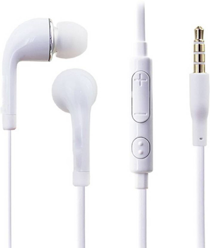 blutech 1000high for all mobile&tablet Headset with Mic (White, In the Ear) Wired Headset with Mic(White, In the Ear)