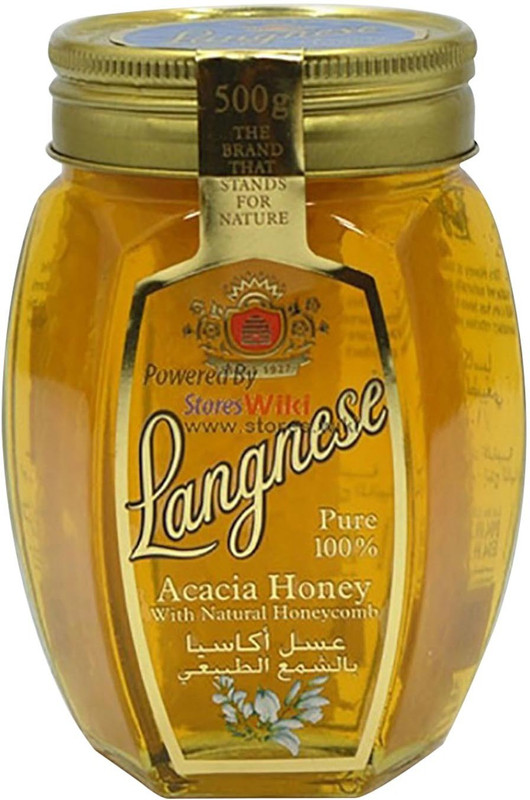 Langnese Acacia Honey with Natural Honeycomb - 500g(500 g)