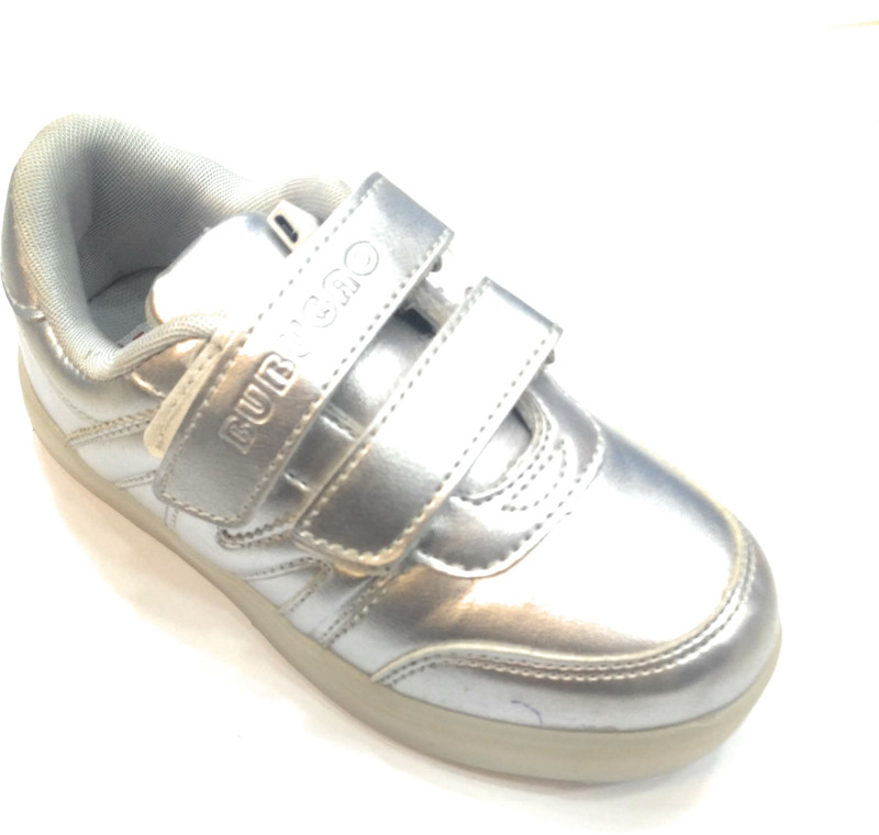 anchor shoes Boys & Girls Velcro Casual Boots(Silver)