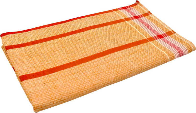 3stones Cotton 100 GSM Bath Towel(Orange)