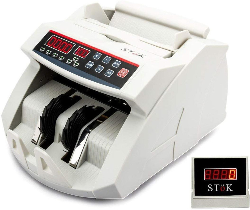 tryviz Counting Machine With Fake Note Detector & LCD Display(Compatible With All Denominations Of New & Old Indian Currencies) Note Counting Machine(Counting Speed - 1000 notes/min)