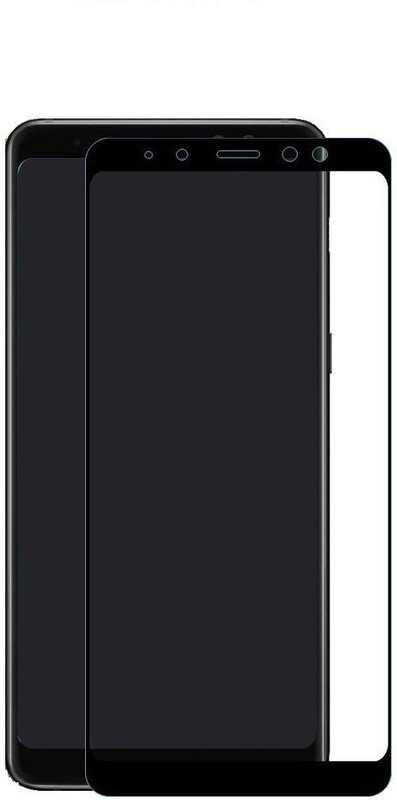 techshield Edge To Edge Tempered Glass for Samsung A8+/A8 Plus(Pack of 1)