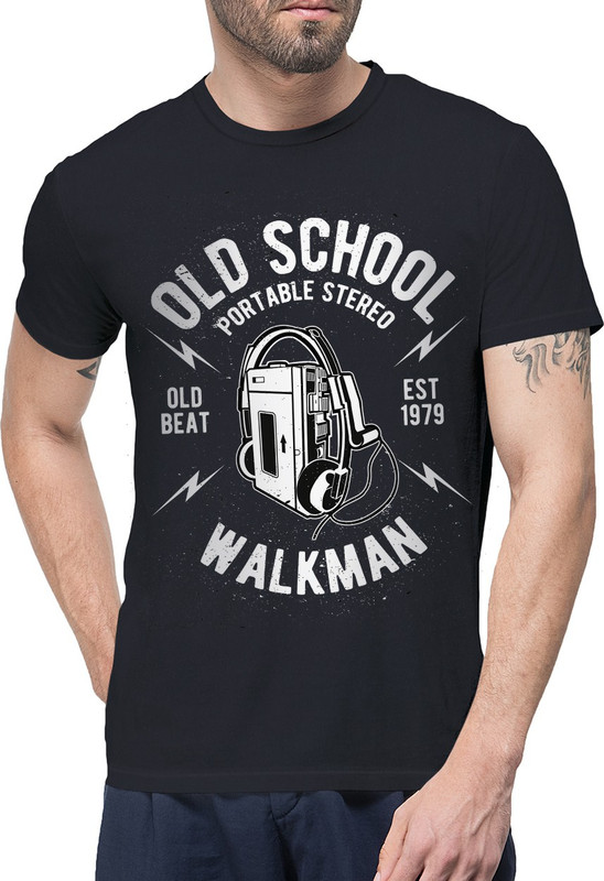 speedymonk Graphic Print Men Round or Crew Black T-Shirt