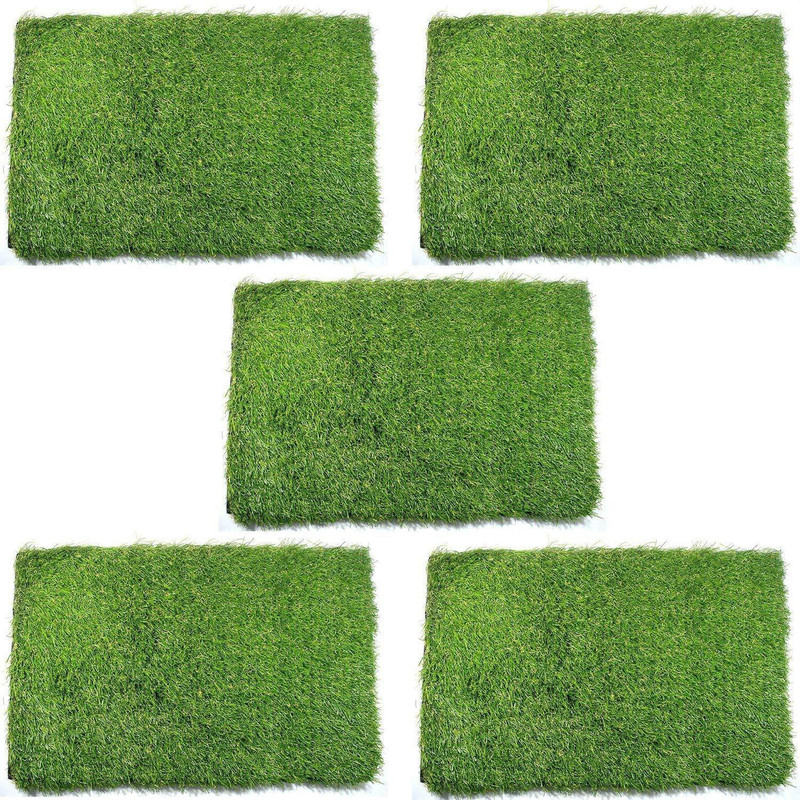 jyoti home decor Plastic Door Mat(Green, grass, Small)