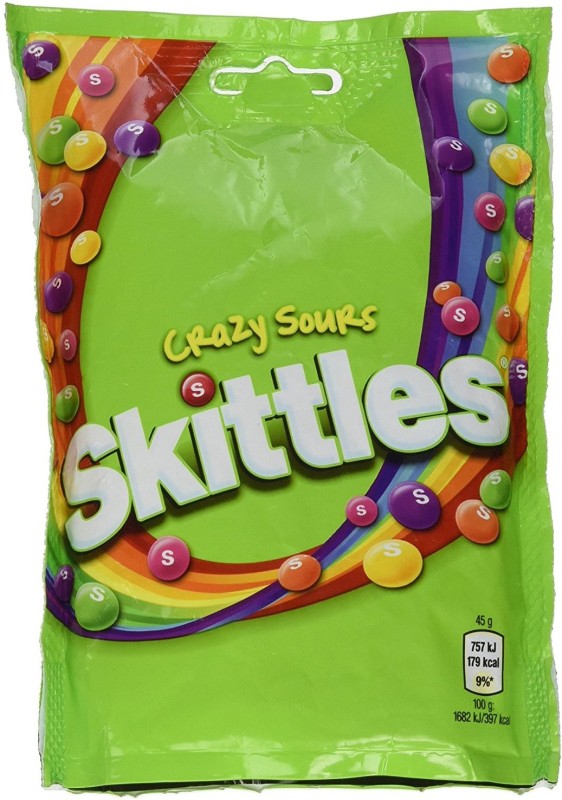 Skittles Sours Crazy Imported